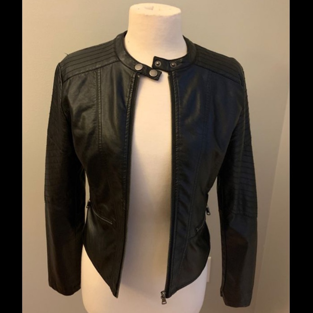 Faux Leather Jacket
